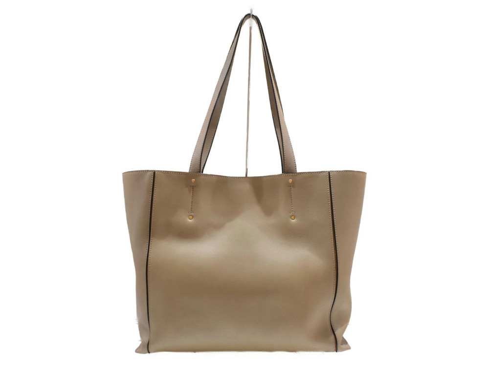 Chloe Milo Tote Beige Bag Leather Tan